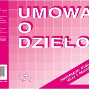 DRUK UMOWA O DZIEŁO P1