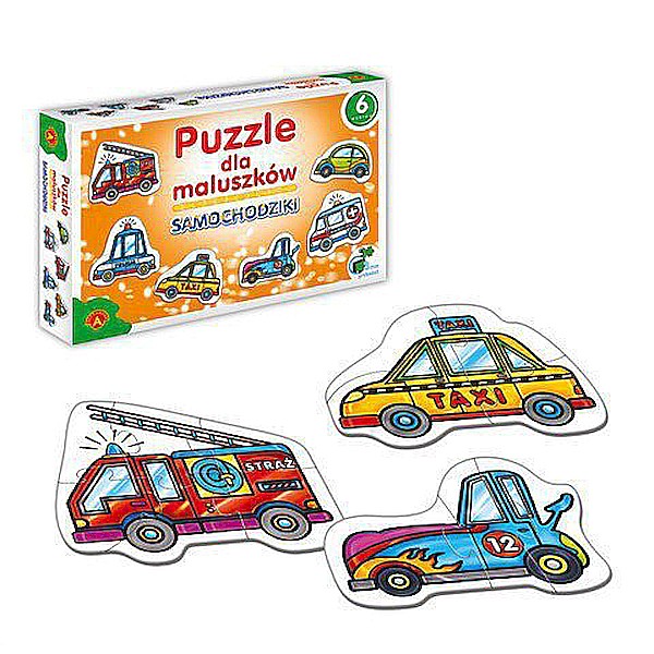 Puzzle dla Maluszków - Samochodziki