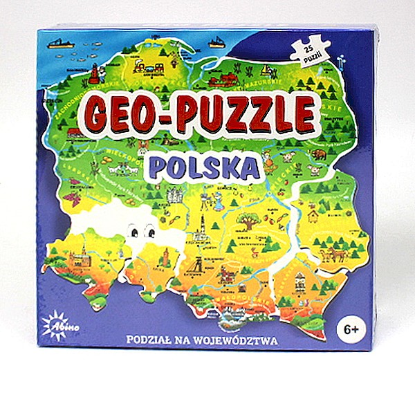 Puzzle - Geo-Puzzle POLSKA 1 Puzzle - Geo-Puzzle POLSKA