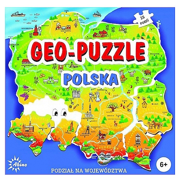 Puzzle - Geo-Puzzle POLSKA