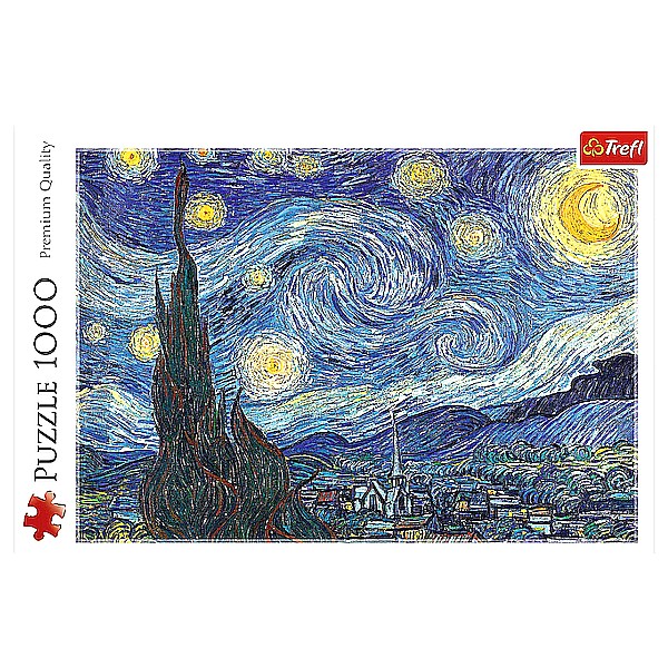 Puzzle 1000 Art Collection - Vincent Van Gogh Gwiaździsta Noc