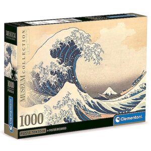 Puzzle - Puzzle 1000 Compact Museum Hokusai - La Grande Onda