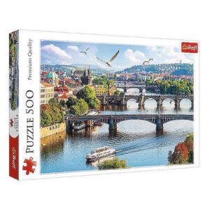 Puzzle 500 elementów. Premium Quality - Praga - Czechy