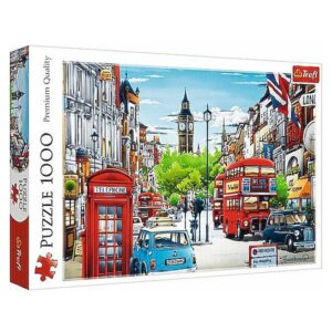 Puzzle 1000 - Ulica Londynu - Trefl Premium