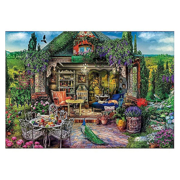 Puzzle 1000 High Quality - Wine Country Escape - Clementoni