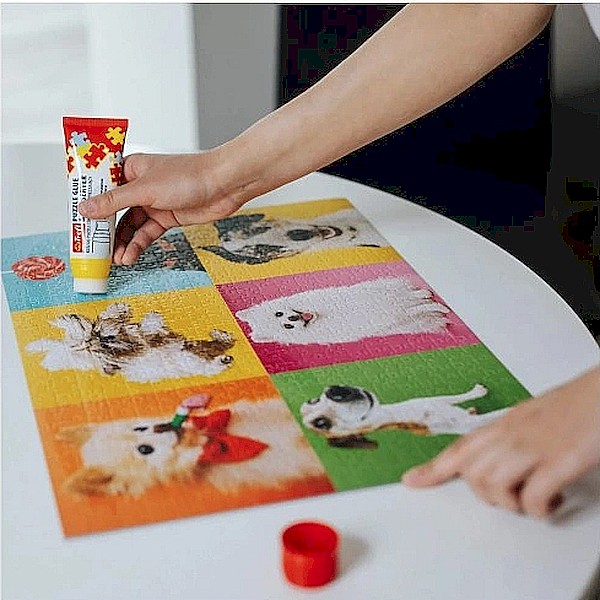 Klej do puzzli w tubce z gąbką 70ml - Trefl