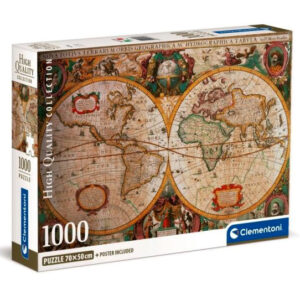 Puzzle 1000 High Quality Collection - Antyczna mapa - Clementoni